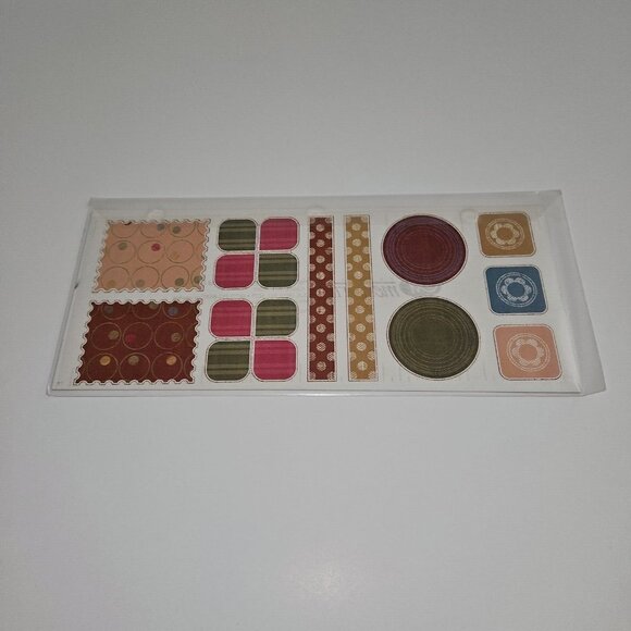 NEW Creative Memories Earthy Designs 1 Sticker Sheet Power Palette Brown Green - Picture 4 of 4